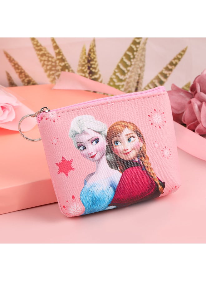 Cartoon Fashion Frozen Series Coin Purse Exquisite Personality Durable Pu Leather Wallet