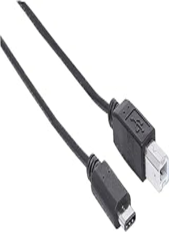 Manhattan - Manhattan Hi-Speed Printer Type-C Male to Type-B Male Cable Printer - 2M(6ft.) - 354950 - Black - Image 1
