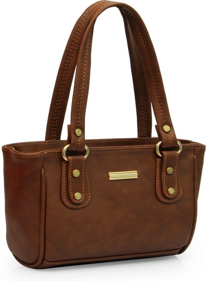 WORLD STAR Genuine Leather Handbag for Womens | Brown - Image 2