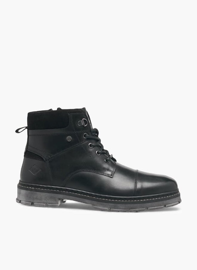 Lee Cooper Men's Textured Chukka Boots with Zip Closure - Image 1