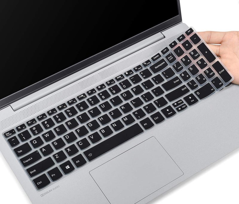Saco حافظة لوحة مفاتيح لابتوب Saco متوافقة مع Lenovo Ideapad Slim 3i 15.6 Inch Laptop 82RK0062IN 82RK00VWIN 82H803HLIN - أسود - Image 1