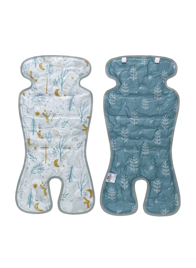 Miracle Baby Reversible Universal Stroller Cushion Cooling Pad for Baby, Cooler Car Seat Insert for Summer - Image 1