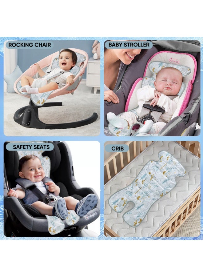 Miracle Baby Reversible Universal Stroller Cushion Cooling Pad for Baby, Cooler Car Seat Insert for Summer - Image 5