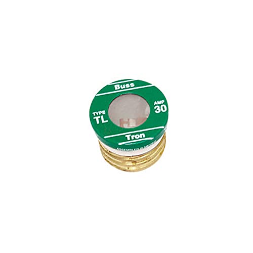 Bussmann TL-30PK4 30 Amp Time Delay, Loaded Link Edison Base Plug Fuse, 125V UL Listed, 4-Pack - Image 1