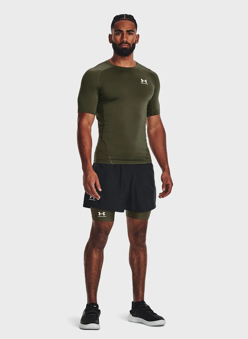 UNDER ARMOUR Heatgear Armour Compression Short Sleeve T-shirt
