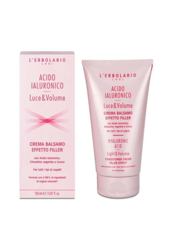 L'Erbolario Hyaluronic Acid Light And Volume Conditioner Cream By Lerbolario For Unisex 5.07 Oz Conditioner  - Image 2