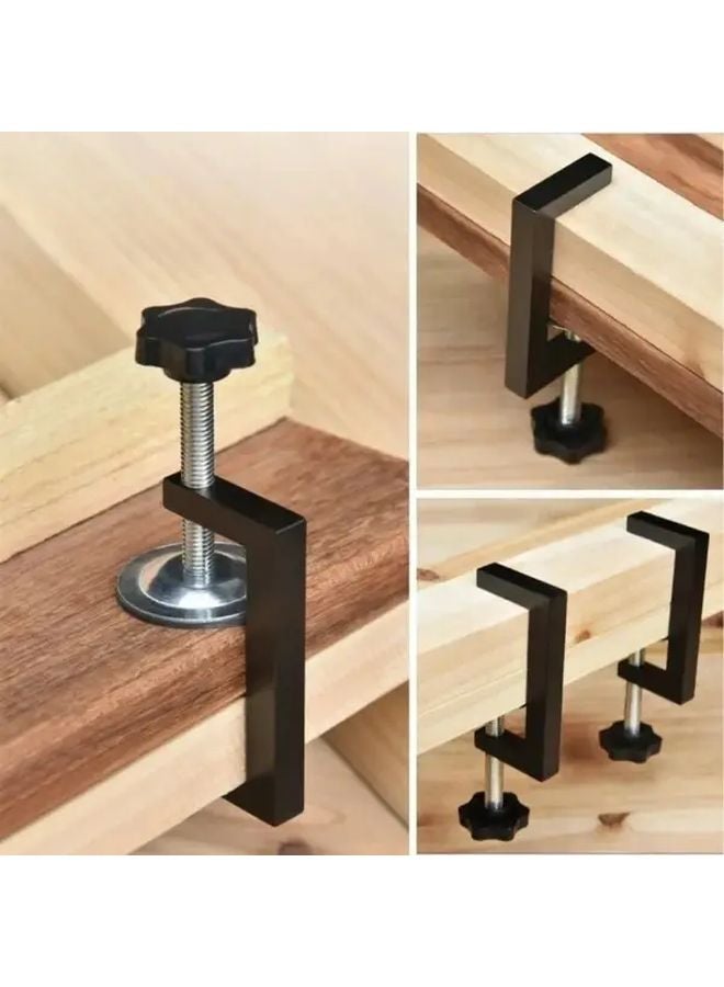 2 Pcs Heavy Duty G Type Metal Clamp Adjustable Jaw Portable Woodworking Tool - Image 5