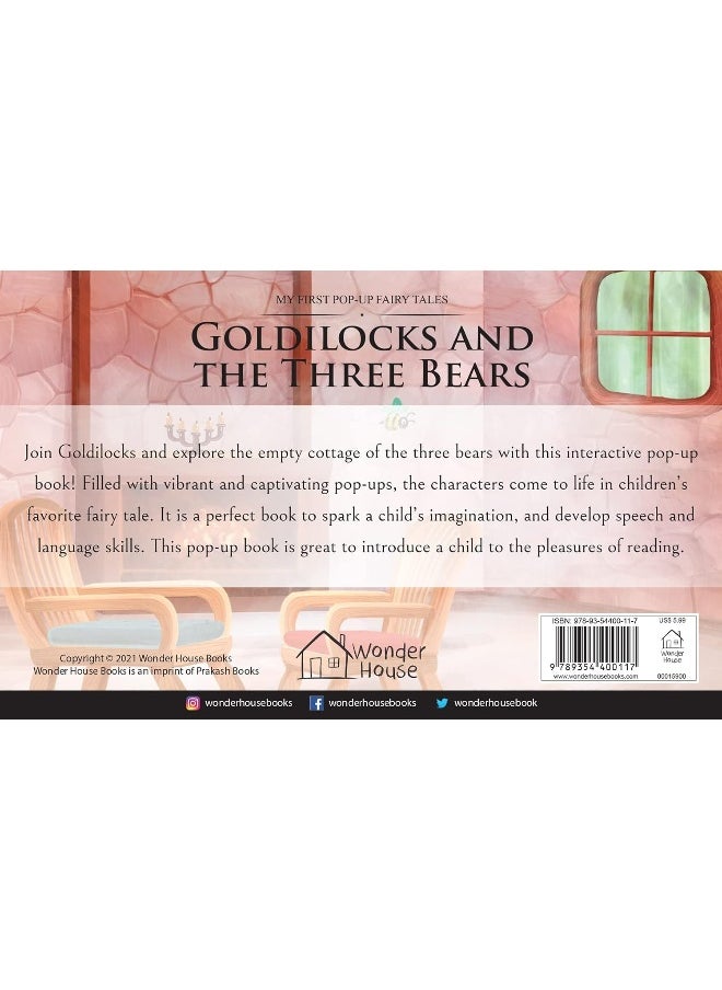 null - My First Pop-Up Fairy Tales - Goldilocks and The Three Bears : Pop up Books for children - Image 1