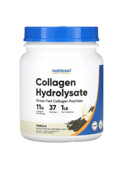 Nutricost, Collagen Hydrolysate, Vanilla, 16 oz (454 g)
