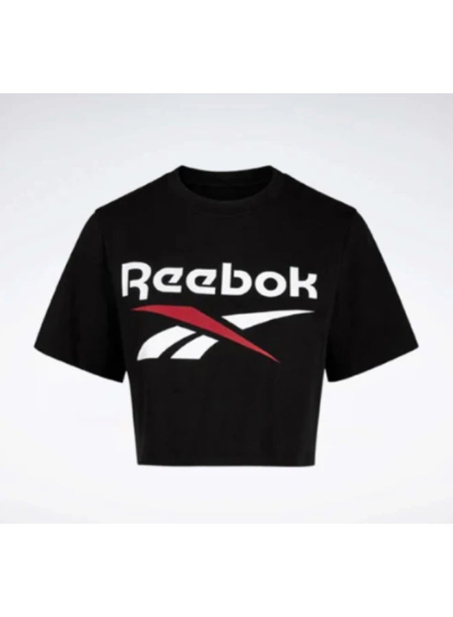 Sadie 2 Colour Logo Crw Cropped Ss Tee