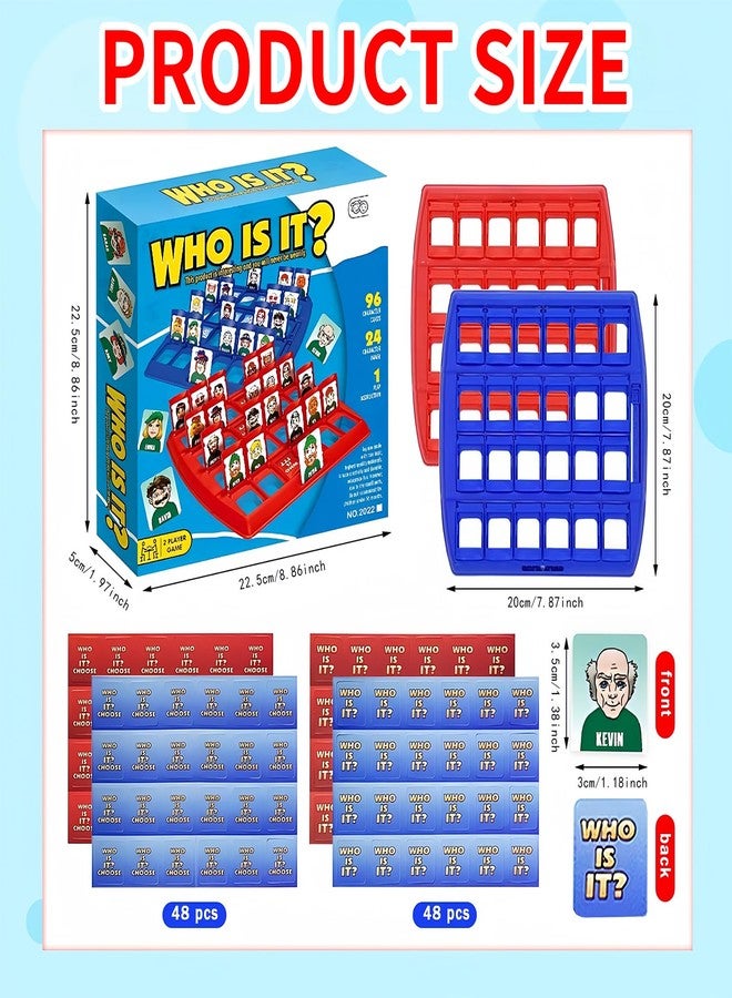 rytopt Who is It, Guessing Game, Classic Family Guessing Board Game for Adult, Fun Puzzle Game for Travel, Parties & Game Night - Image 2