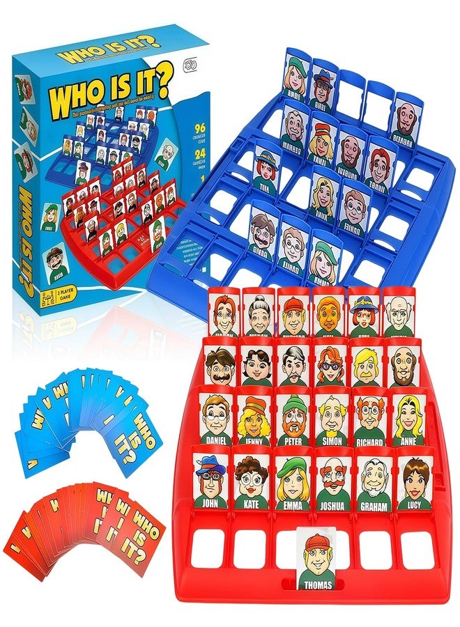 rytopt Who is It, Guessing Game, Classic Family Guessing Board Game for Adult, Fun Puzzle Game for Travel, Parties & Game Night - Image 1