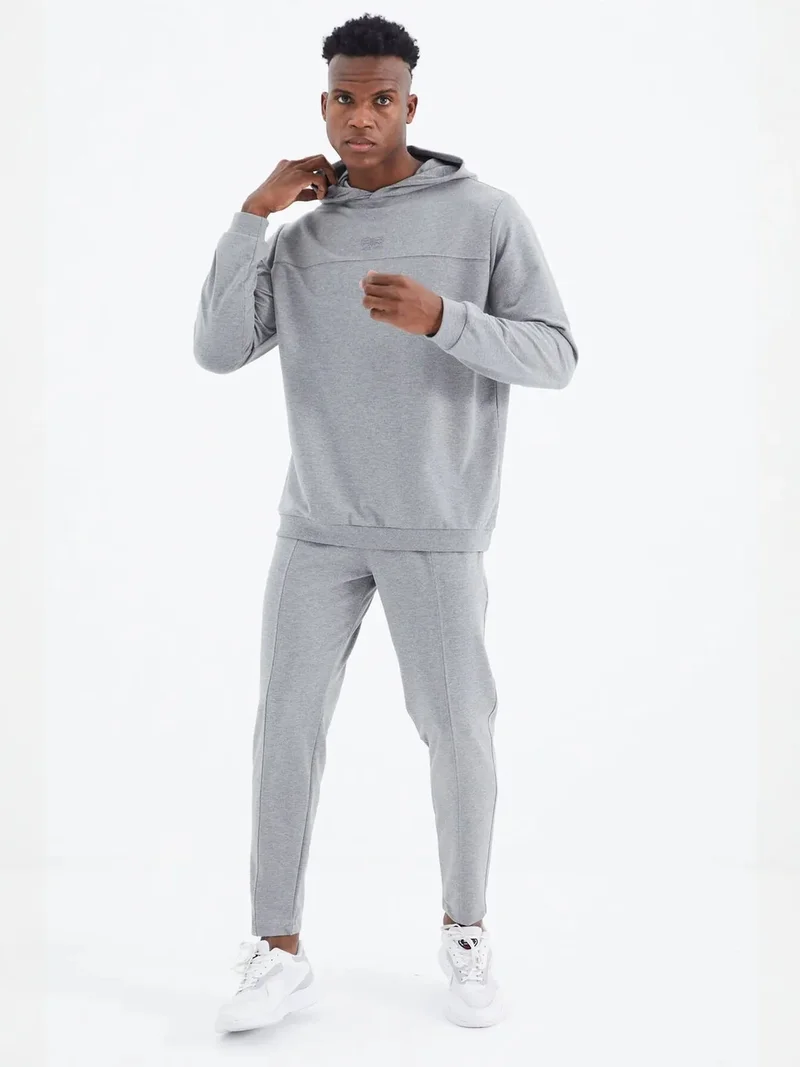 TOMMYLIFE TOMMY Men's Hooded Sweatshirt And Pants Set