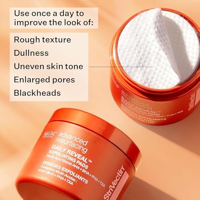 StriVectin Face and Body Exfoliating Treatment Pads and Crystals, Polishing Away Dead Skin for Smooth and Soft Skin - Image 2