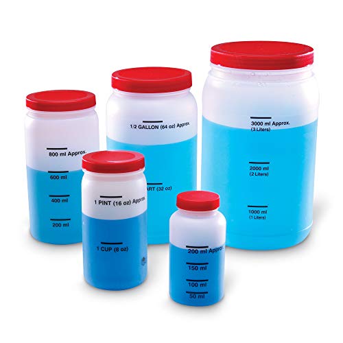 Learning Resources Classroom Liquid Measuring Set - 19 Pieces, Ages 5+ Science Exploration for Kids, Experiments for Kids, Classroom Science Supplies - Image 4