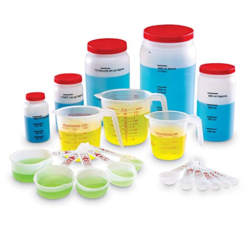 Learning Resources Classroom Liquid Measuring Set - 19 Pieces, Ages 5+ Science Exploration for Kids, Experiments for Kids, Classroom Science Supplies - Image 1