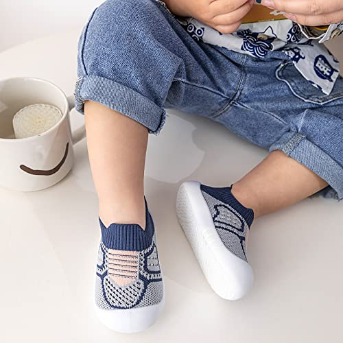 OAISNIT Baby Boy Girl Shoes Breathable Mesh Sneakers Lightweight NonSlip Toddler Walking Shoes Infant First Walkers 624 Months1824 Months 3Blue - Image 3