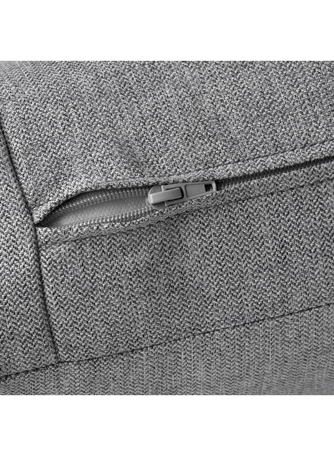 زبون غطاء أريكة بمقعدين، تيبلبي بيج/رمادي - Image 3