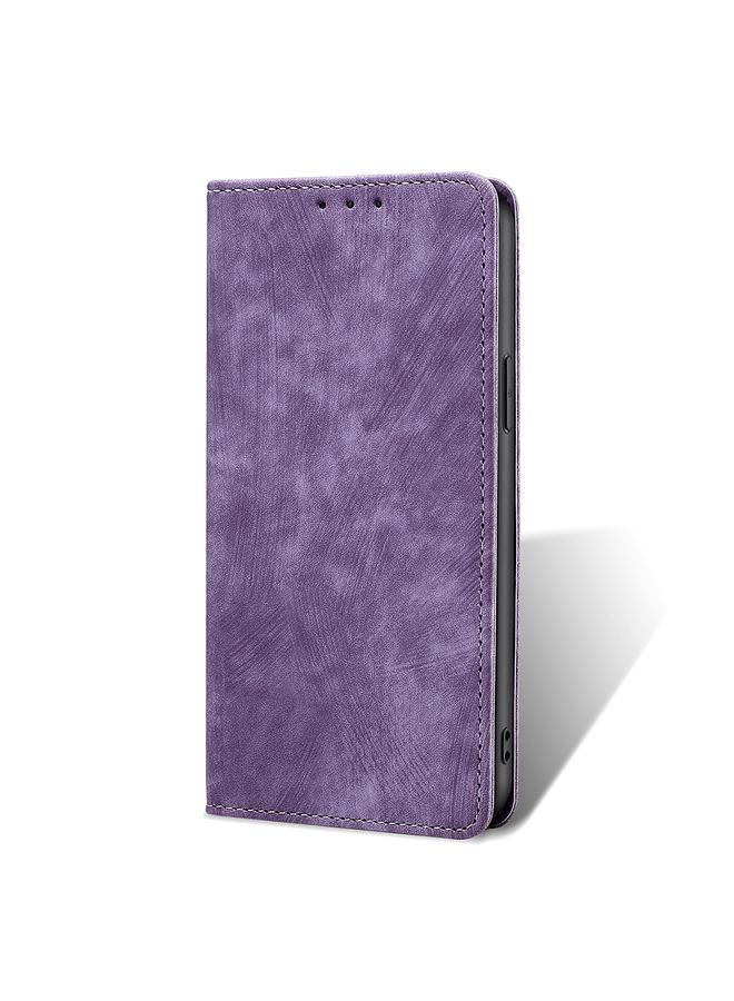 S-TOP Case For OPPO A1 5G RFID Anti-theft Brush Magnetic Leather Phone Case - Image 2