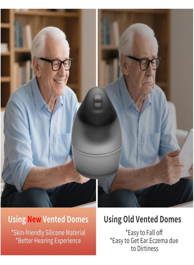 Jofi linkim 20 Counts Phonak Vented 4.0 Hearing Aid Domes, Vented Domes for Phonak Audeo Marvel Paradise Lumity Accessory(Vented 4.0 Dome Small) - Image 5