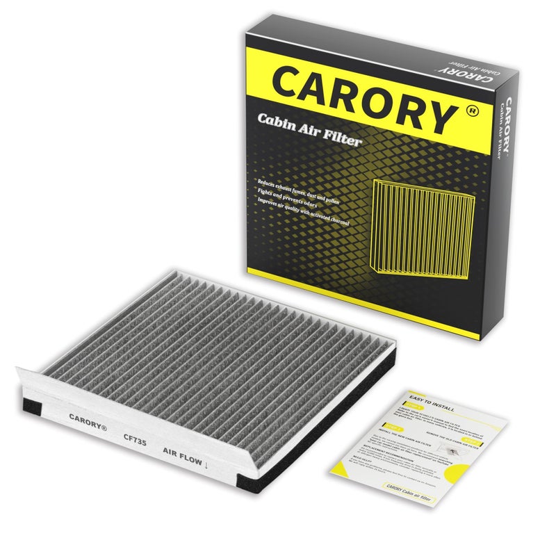 CARORY Cabin Air Filter wActivated Carbon for Kia Telluride 20202023 Hyundai Santa Fe 20192020 Genesis GV70 20222025 GV80 20212025 G70 20192023 G80 20172025 and More - Image 2