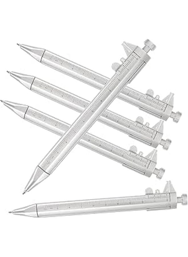 5Pcs Multifunctional Vernier Caliper Ruler Pens For Engineers Woodworkers Precise Measurement Tool - Image 1