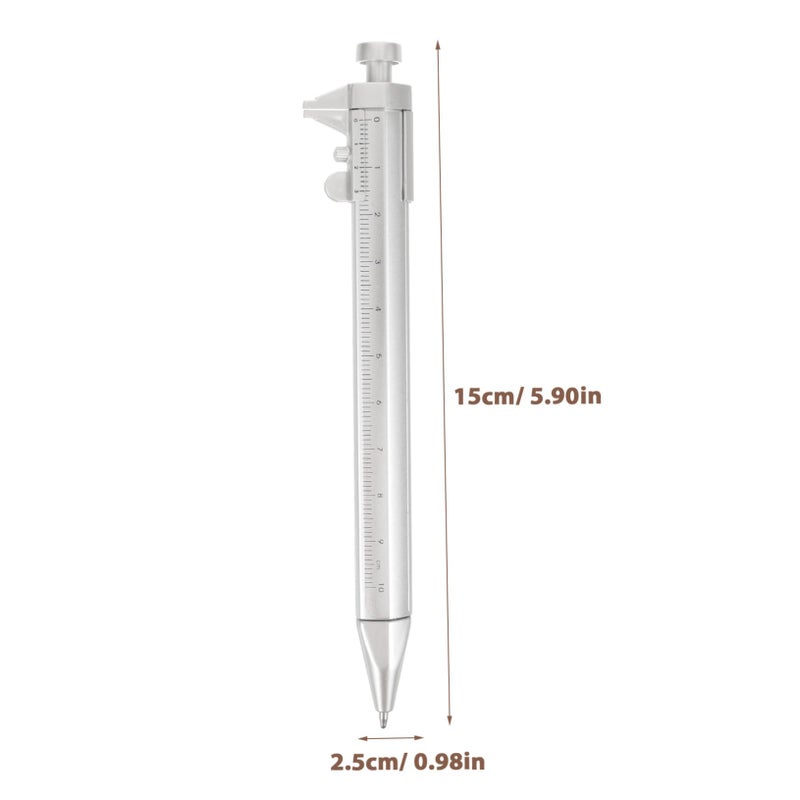5Pcs Multifunctional Vernier Caliper Ruler Pens For Engineers Woodworkers Precise Measurement Tool - Image 3