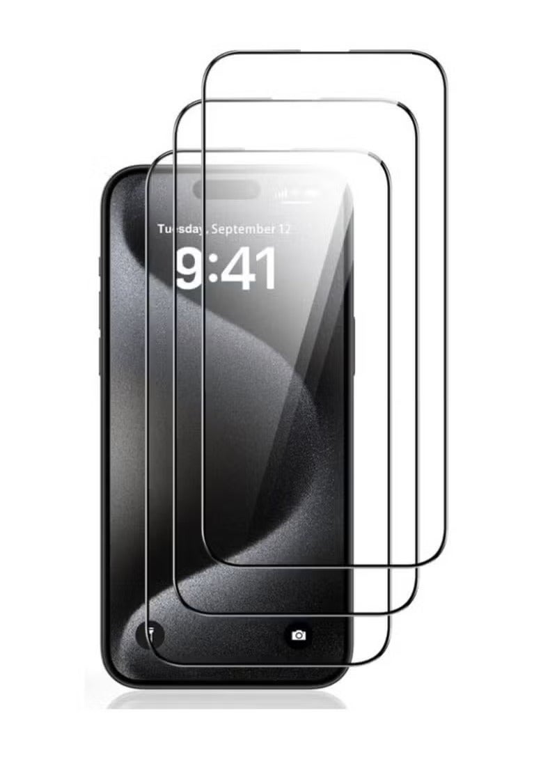 TIGER iPhone 14 Plus Clear Screen Protector – 3 Pack Tempered Glass, Anti-Spy, Scratch-Resistant, Full-Coverage, Bubble-Free – Compatible with iPhone 14 Plus 6.7 Inch (Clear) - Image 3