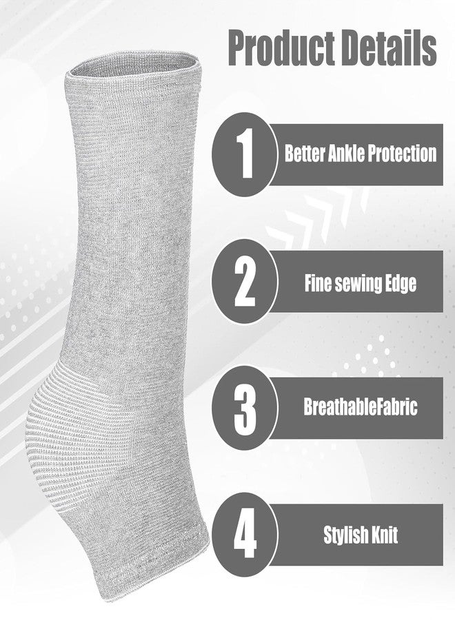 Dr Helix Unisex Bamboo Anklet Brace | Adjustable Support for Ankle Pain Relief, Compression Wrap for Sports, Injury Recovery & Comfort | Breathable & Lightweight - (Size - XL) - Image 2