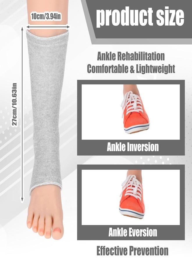 Dr Helix Unisex Bamboo Anklet Brace | Adjustable Support for Ankle Pain Relief, Compression Wrap for Sports, Injury Recovery & Comfort | Breathable & Lightweight - (Size - XL) - Image 4