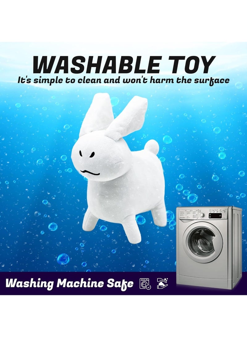 general 11-inch white Gubby plush toy, home decor plush pillow, gift for video game enthusiasts, children, and adults, adorable plush toy - Image 2