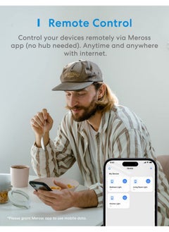 meross meross Smart Dimmer Switch, Single Pole WiFi Light Switch Works with Apple HomeKit, Alexa, Remote/Voice Control and Schedule, Neutral Wire Required, 2.4GHz WiFi Only, No Hub Required, 2 Pack  - Image 5