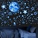 Robmoda 965 PCS Glow in The Dark Stars and Earth for Ceiling Luminous Stars and Planet Wall Decals Kids Room Decor Glowing Galaxy Wall Stickers for Nursery Decorations Blue - Image 2