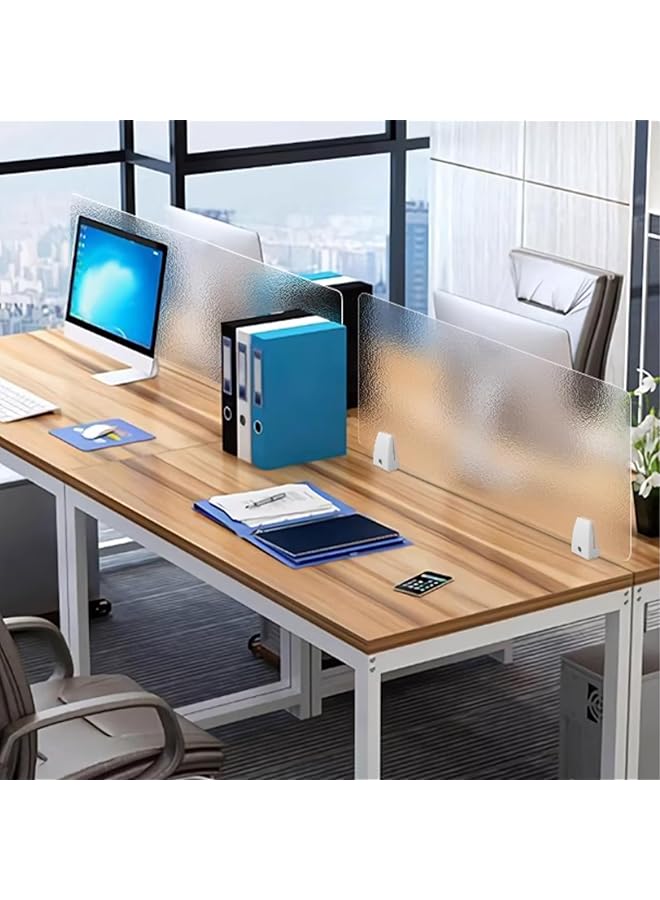 erorex Desk Dividers Office Partitions Frosted Acryl Translucent Desktop Partition For Offices Study Rooms Classrooms And Libraries 40 * 60Cm 2 Pcs - Image 3