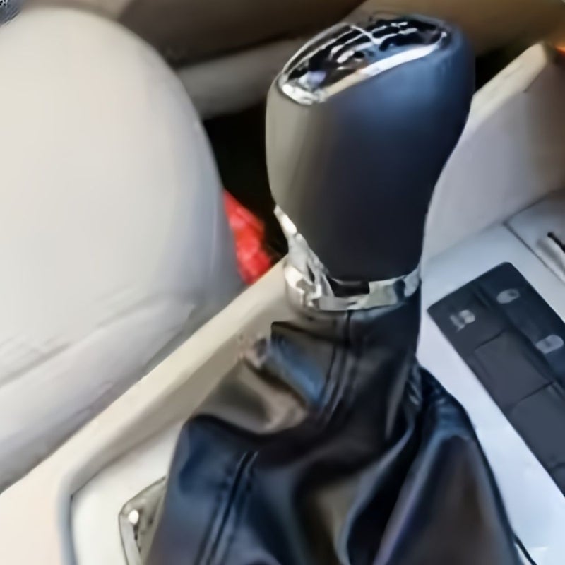 مقبض تبديل السرعات مصنوع من الجلدي PU ذو 5 سرعات لسيارة سكودا أوكتافيا A7 MK3 2014-2017 - Image 4