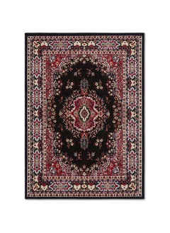 Home Dynamix Home Dynamix Premium Sakarya Traditional Medallion Border Area Rug, Black, 3'7"x5'2" Rectangle  - Image 3