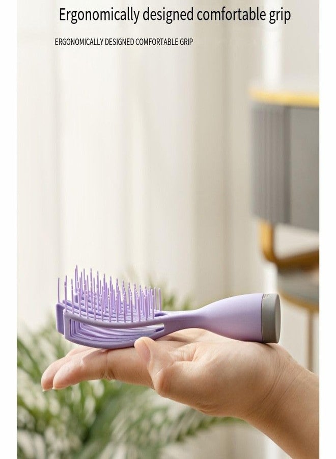 Cyrox Multi-Functional Hair Brushes For Detangling | Styling Tools For Beauty Salon Home Women Hair Care Comb For Curly, Coily, Wavy, Long, Thick And Oily Hair (1Pcs) - Image 5