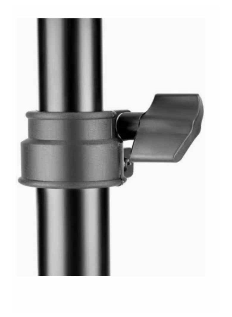 Generic Tripod Aluminum Compact Photography Light Stand with Thread Used Black  - Image 3