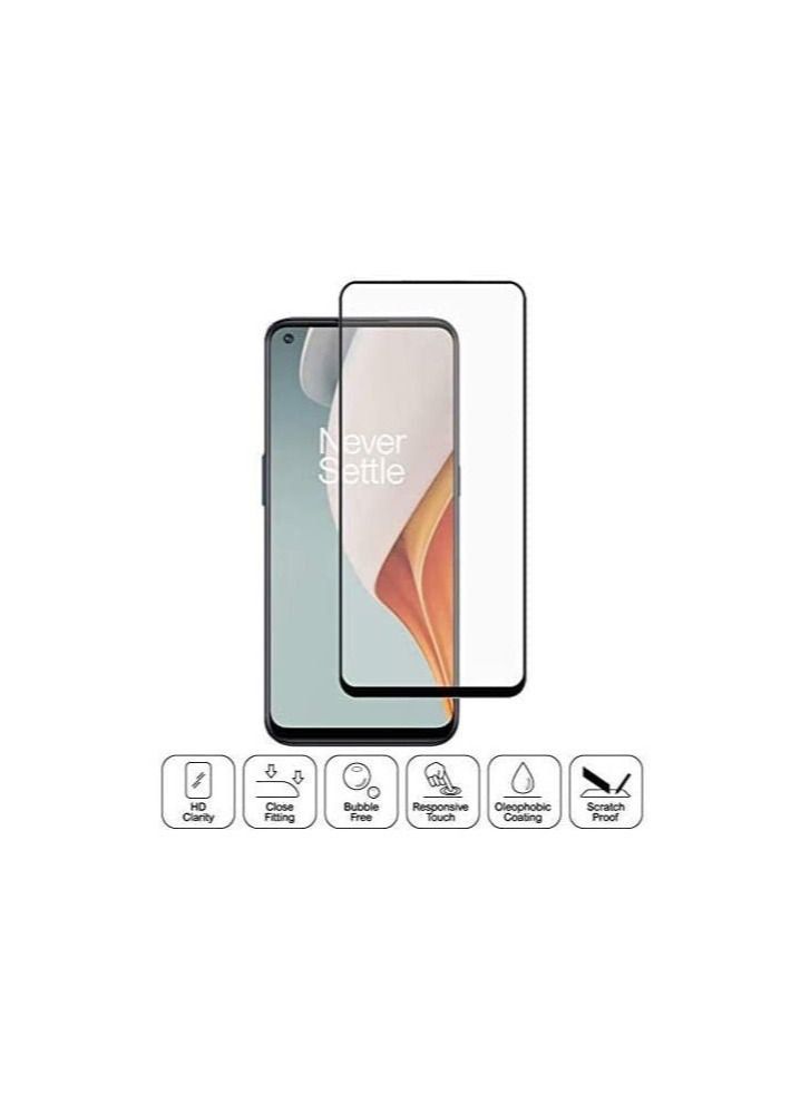 واقي شاشة من الزجاج المقوى 9D لهاتف OnePlus Nord N100 أسود - Image 2