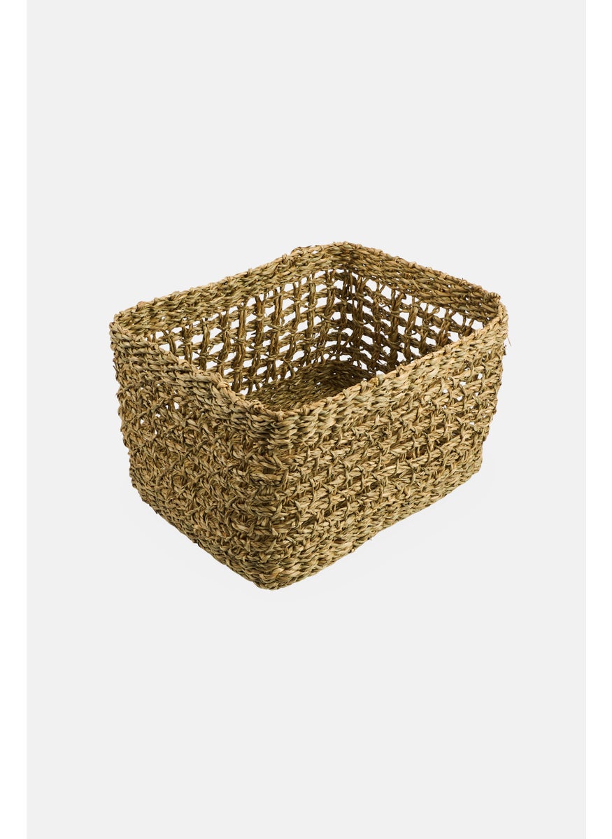 Muy Mucho Rattan Medium Storage Basket,Tan  - Image 1