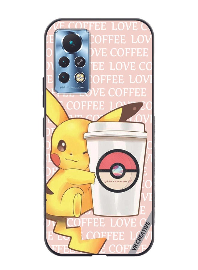 VR CREATIVE Protective Case Cover For Infinix Note 11 Pro Love Coffee Design Multicolour - Image 1
