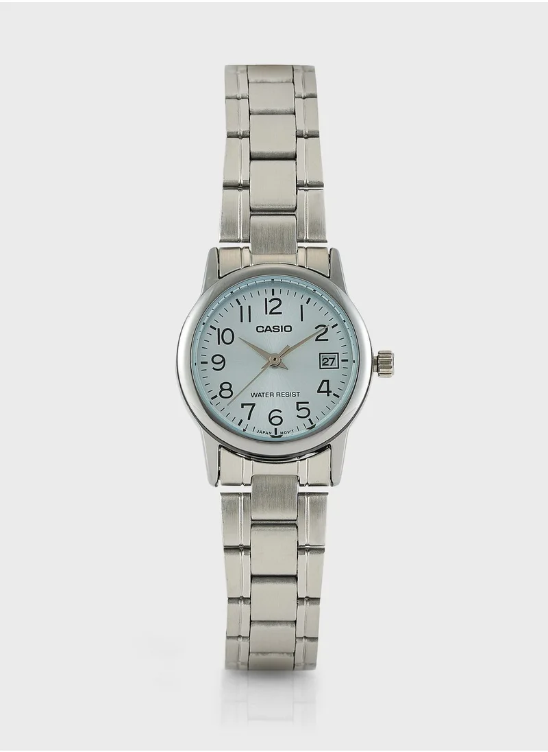 CASIO Steel Strap Analog Watch