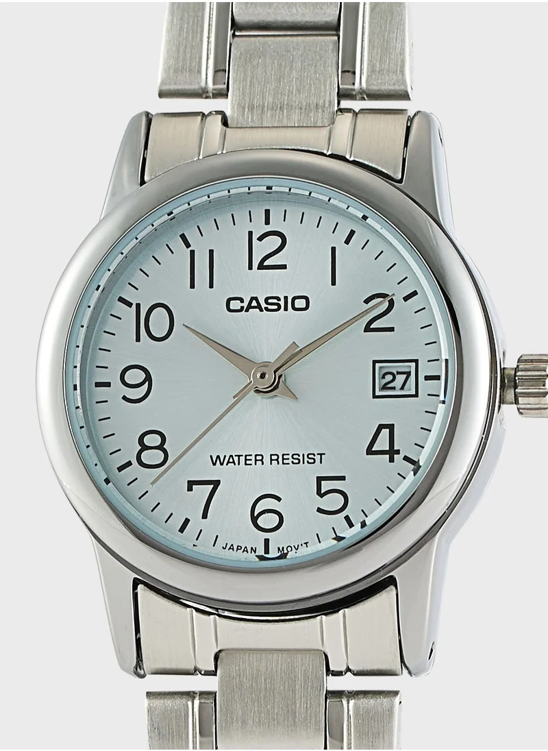 CASIO Steel Strap Analog Watch
