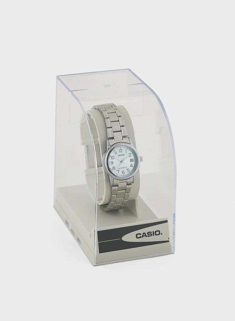 CASIO Steel Strap Analog Watch