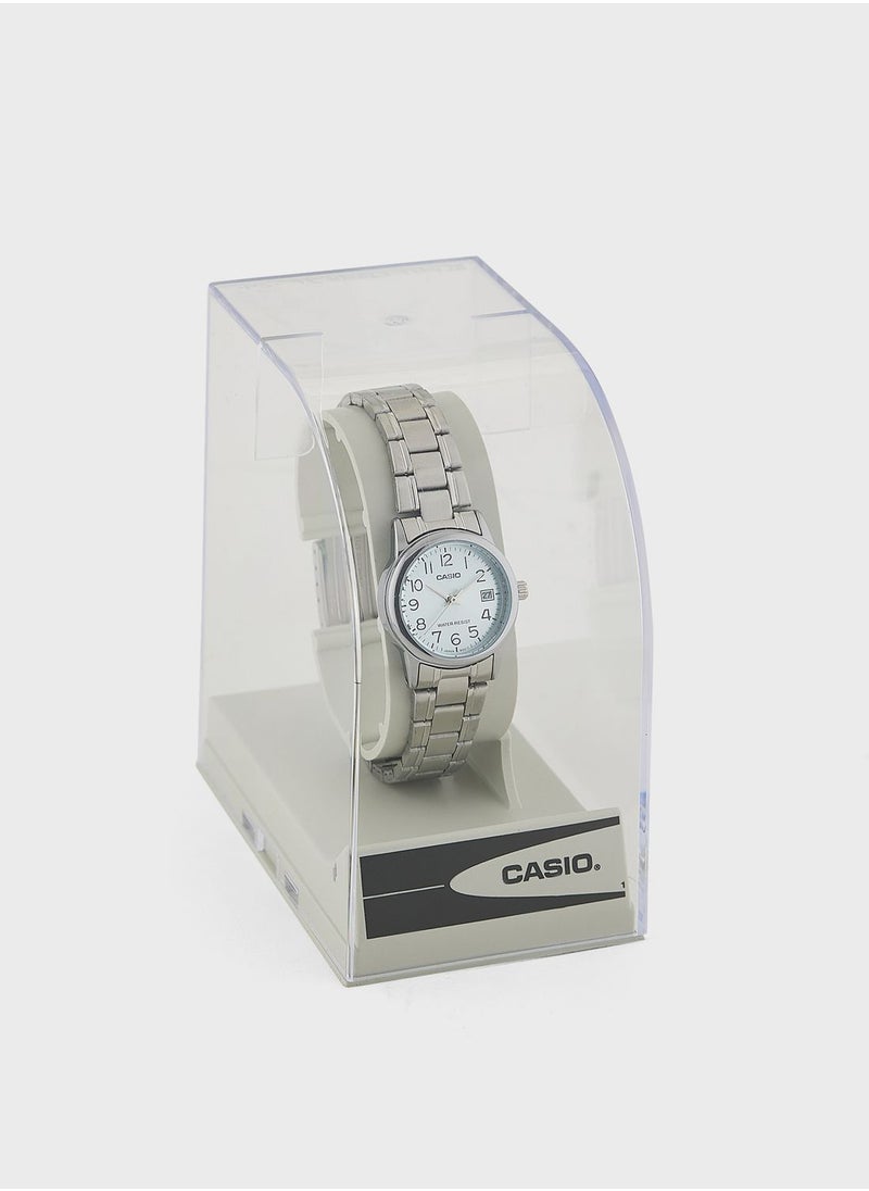 CASIO - Steel Strap Analog Watch - Image 1