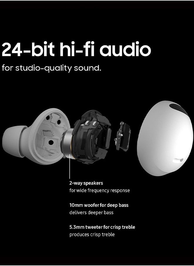 LEXIN Buds 2 Pro Wireless In-Ear Earphones With Earbuds, Bluetooth 5.0, White  - Image 5