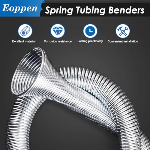 Eoppen Spring Tubing Benders Kit 1/4, 3/8, 1/2, 5/8 and 3/4 Inch 5 in 1 Tube Bender Set for Copper, Brass, Aluminum and Thin Steel Tube - Image 4