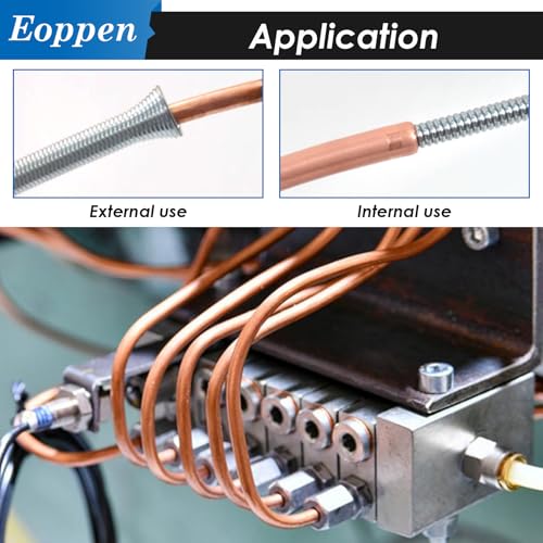 Eoppen Spring Tubing Benders Kit 1/4, 3/8, 1/2, 5/8 and 3/4 Inch 5 in 1 Tube Bender Set for Copper, Brass, Aluminum and Thin Steel Tube - Image 5