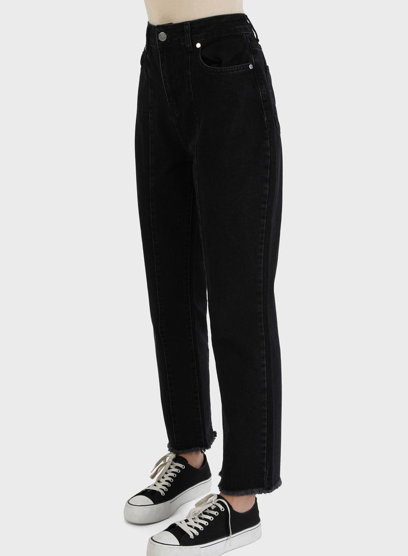 Benin by modanisa High Waist Jeans - Image 1