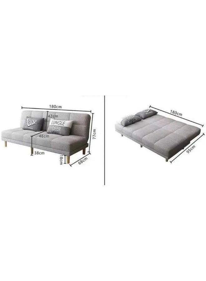Comfynest Family Sofa Bed Casual Living Room Furniture (Reddish Brown)  - Image 3